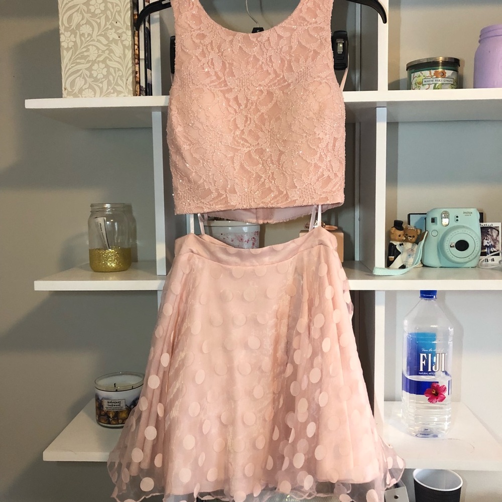 Two piece formal dress